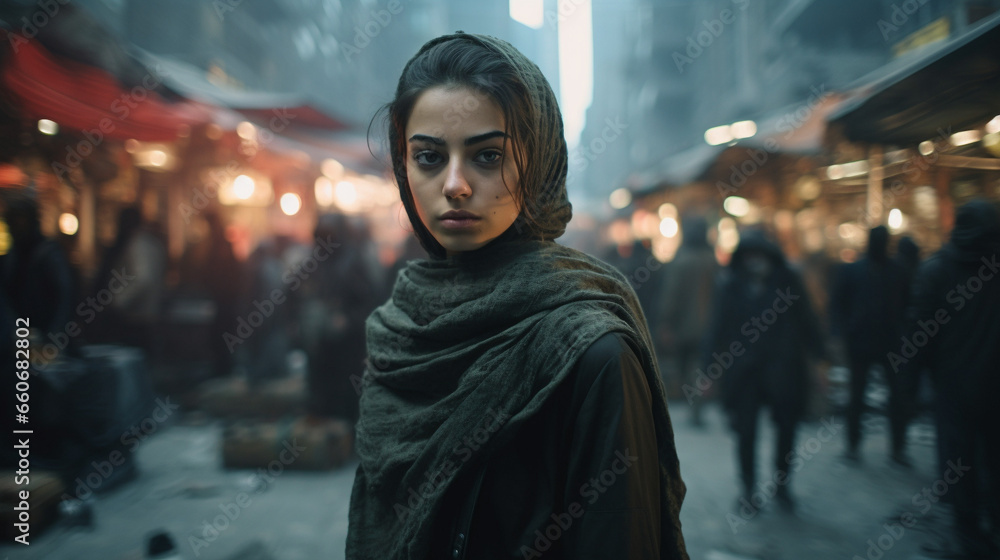 Empowered Elegance: Graceful Middle Eastern Woman Generative AI Empowered Elegance: Graceful Middle Eastern Woman Generative AI