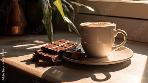 coffee and chocolate photo