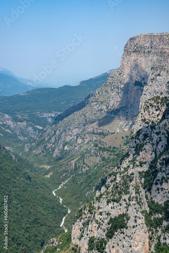Summer view of Vikos gorge, Zagori, Epirus, Greece © Stoyan Haytov
