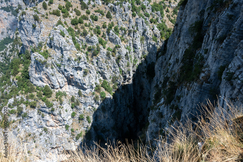 Summer view of Vikos gorge, Zagori, Epirus, Greece photo