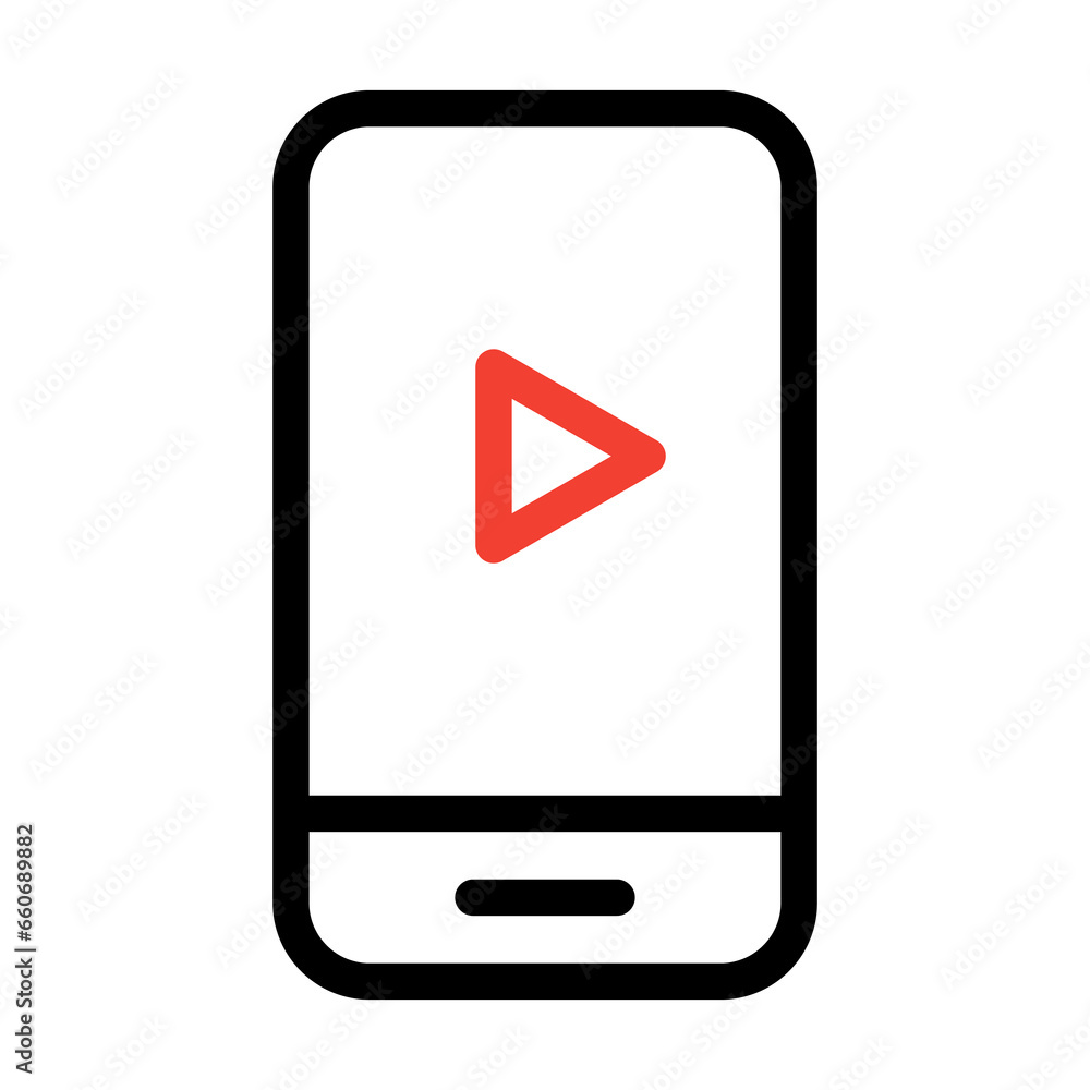 Smartphone icon with play sign or video player. Social media symbol. Vector icon mobile phone. Play button vector icon. Smartphone vector isolated on white background.
Smartphone icon with play sign or video player. Social media symbol. Vector icon mobile phone. Play button vector icon. Smartphone vector isolated on white background.