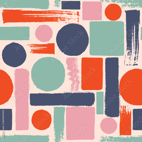 Abstract grunge cross geome...