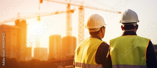 Construction engineers Monitor progress and supervise construction work at construction sites.