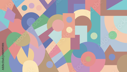 colorful abstract art for decoration