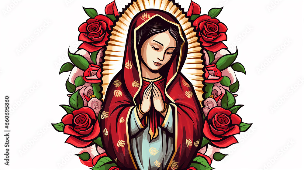 Virgem de Guadalupe simbolo religioso cristão Virgem de Guadalupe simbolo religioso cristão