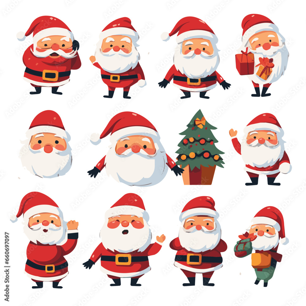Illustration Vector set of Happy new year and Christmas Illustration Vector set of Happy new year and Christmas