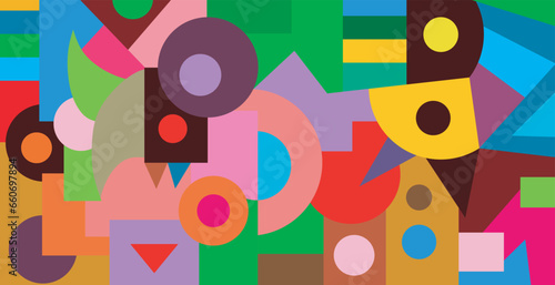 colorful abstract art for decoration