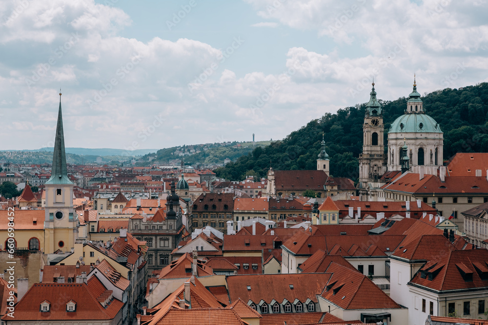 center of the old town, Prague 1, tourist season, tourist Europe, city sights