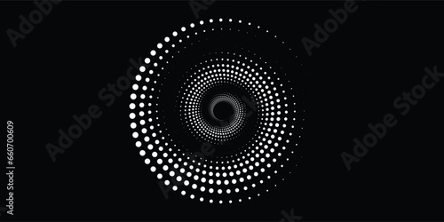 Spiral sound wave rhythm line dynamic abstract vector background. vector illustration