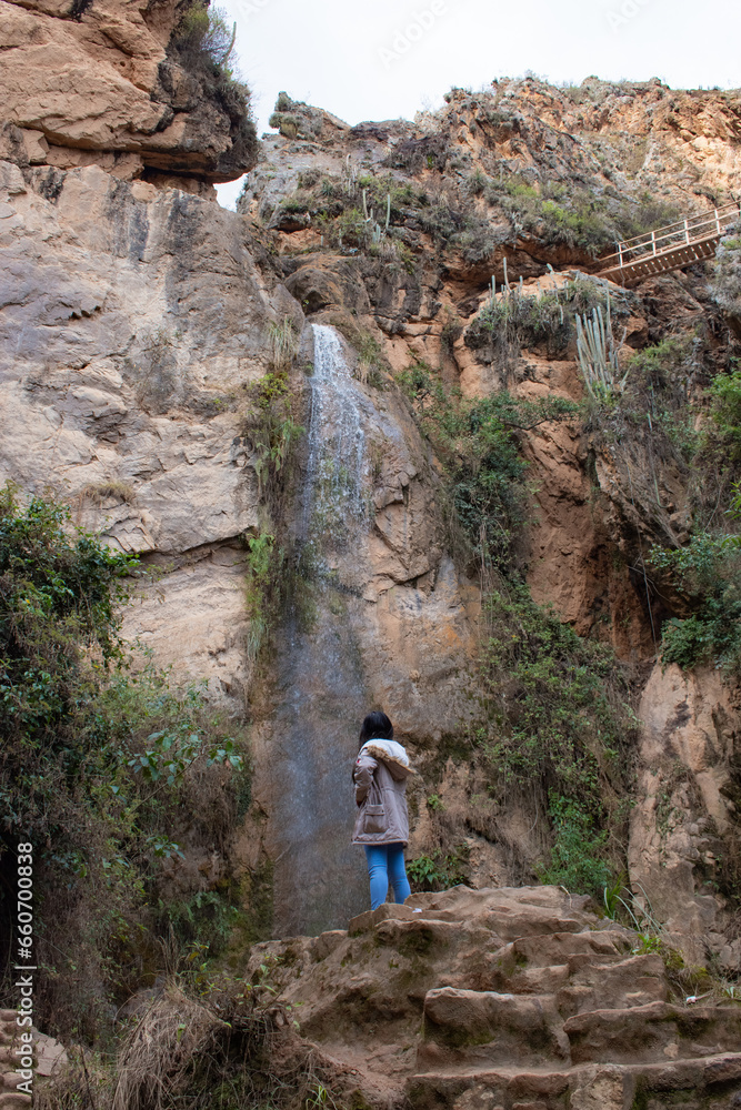 hiking in the mountains