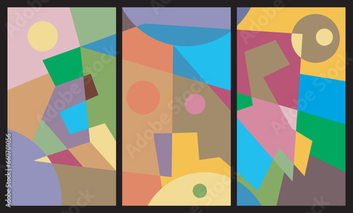 colorful abstract art for decoration
