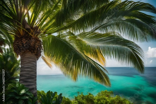 palm trees on the beach