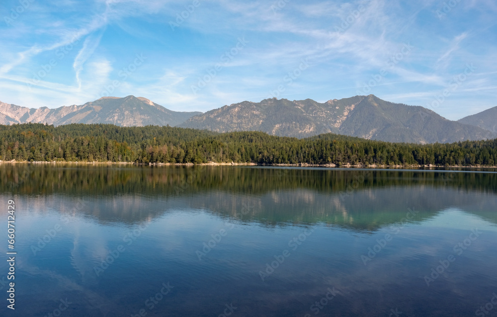 Fototapeta premium Eibsee, Grainau