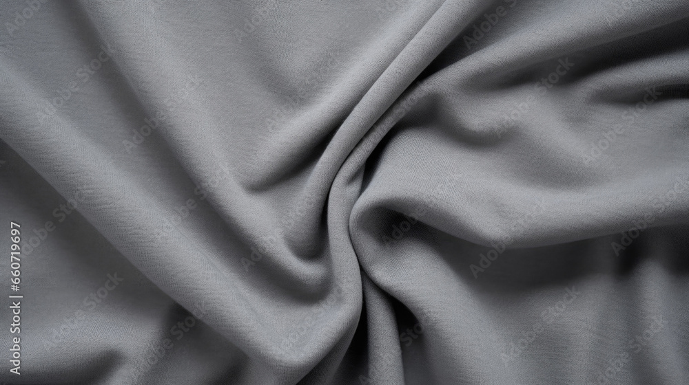 Texture of a knitted cotton jersey fabric, with a stretchy and smooth texture and a heather grey color. The fabric is comfortable and easy to work with, making it a popular choice for tshirts Texture of a knitted cotton jersey fabric, with a stretchy and smooth texture and a heather grey color. The fabric is comfortable and easy to work with, making it a popular choice for tshirts
