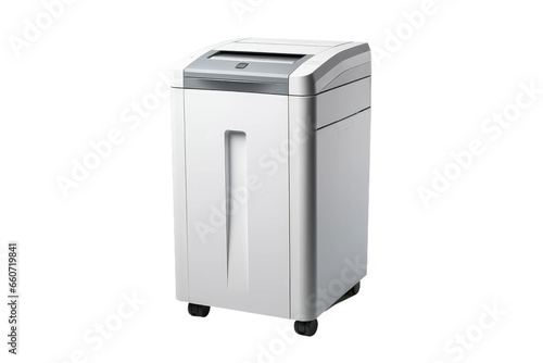 Compact Paper Shredder on isolated background