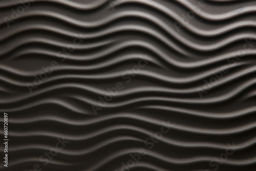 Closeup of faux leatherlook rubber with wavy textured lines. The surface has a slightly raised and bumpy feel, similar to the texture of real leather. The wavy lines add a subtle organic