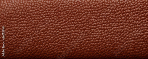Texture of pigskin leather, showcasing a raw, unprocessed look with a rugged, earthy feel. The deep terracotta color has natural variations and imperfections, adding to the organic and natural
