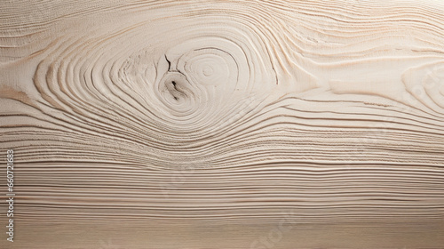 Feathery tree rings on a finegrained wood texture, showcasing the delicate yet resilient nature of the tree species. photo