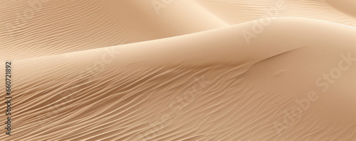 Closeup of rippled sand on a desert dune  displaying its loose and compacted areas.