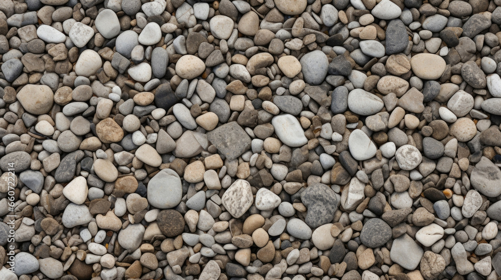 Texture of a gravel parking lot, showing an uneven distribution of stones and dirt, giving it a rugged and natural appearance. Texture of a gravel parking lot, showing an uneven distribution of stones and dirt, giving it a rugged and natural appearance.