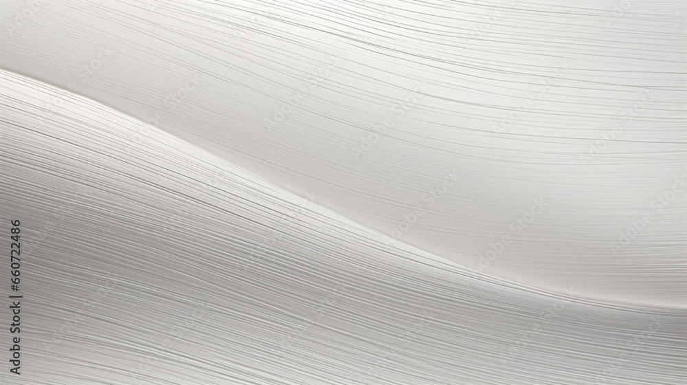 Closeup of brushed chrome - The smooth surface of this texture has been brushed or polished in a linear pattern, creating a striated effect. The texture has a matte finish and appears to