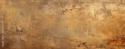 Closeup of a weathered antique gold surface, revealing a subtle mixture of coppery hues.