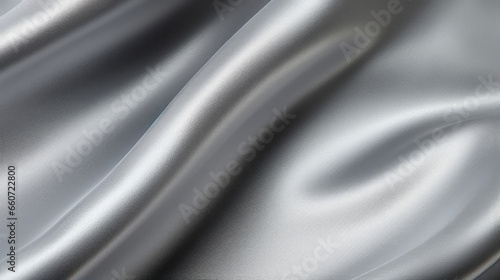 Closeup of Satin Pewter, showing its smooth and polished texture, resembling liquid metal with a cool and modern vibe.