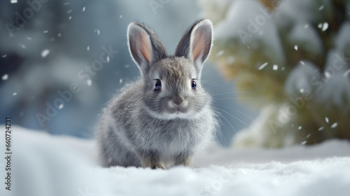 The Christmas Rabbit's Colorful Journey