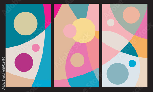 colorful abstract art for decoration