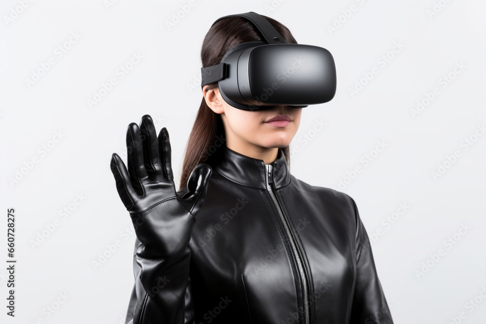 Woman reality goggles headset innovation video gaming technology gadget glasses virtual digital device vr Woman reality goggles headset innovation video gaming technology gadget glasses virtual digital device vr