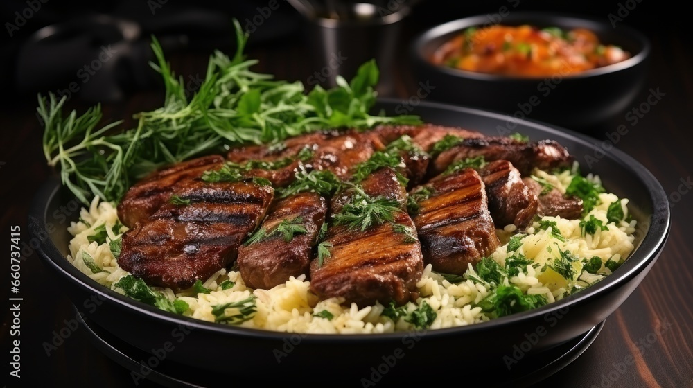 lamb chops with vegetables lamb chops with vegetables