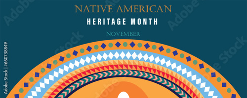 Long banner for Native American Heritage Month
