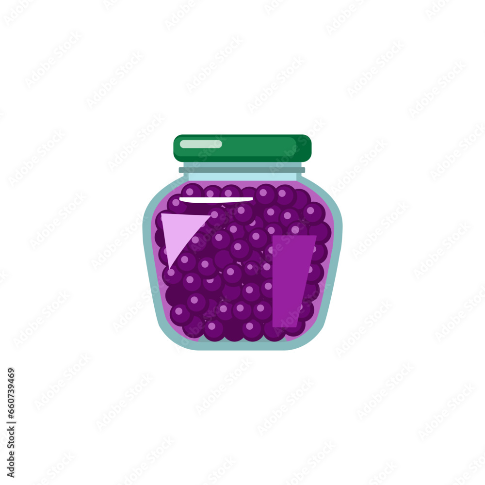 Homemade canned currant on white background Homemade canned currant on white background