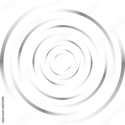 Circular swirl lines