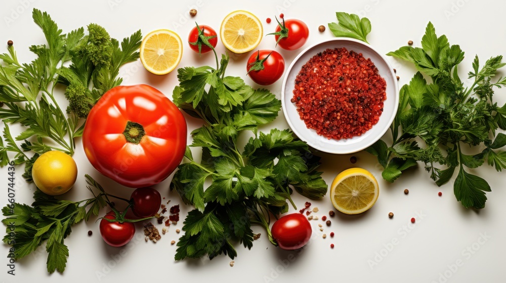 fresh vegetables on a white background fresh vegetables on a white background