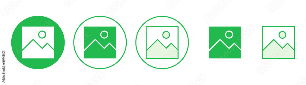 Picture icon set. photo gallery icon symbol Picture icon set. photo gallery icon symbol