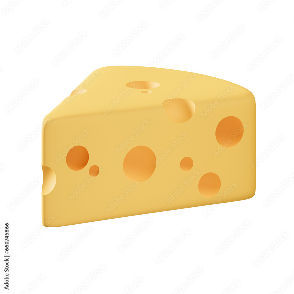 piece of cheese 3d