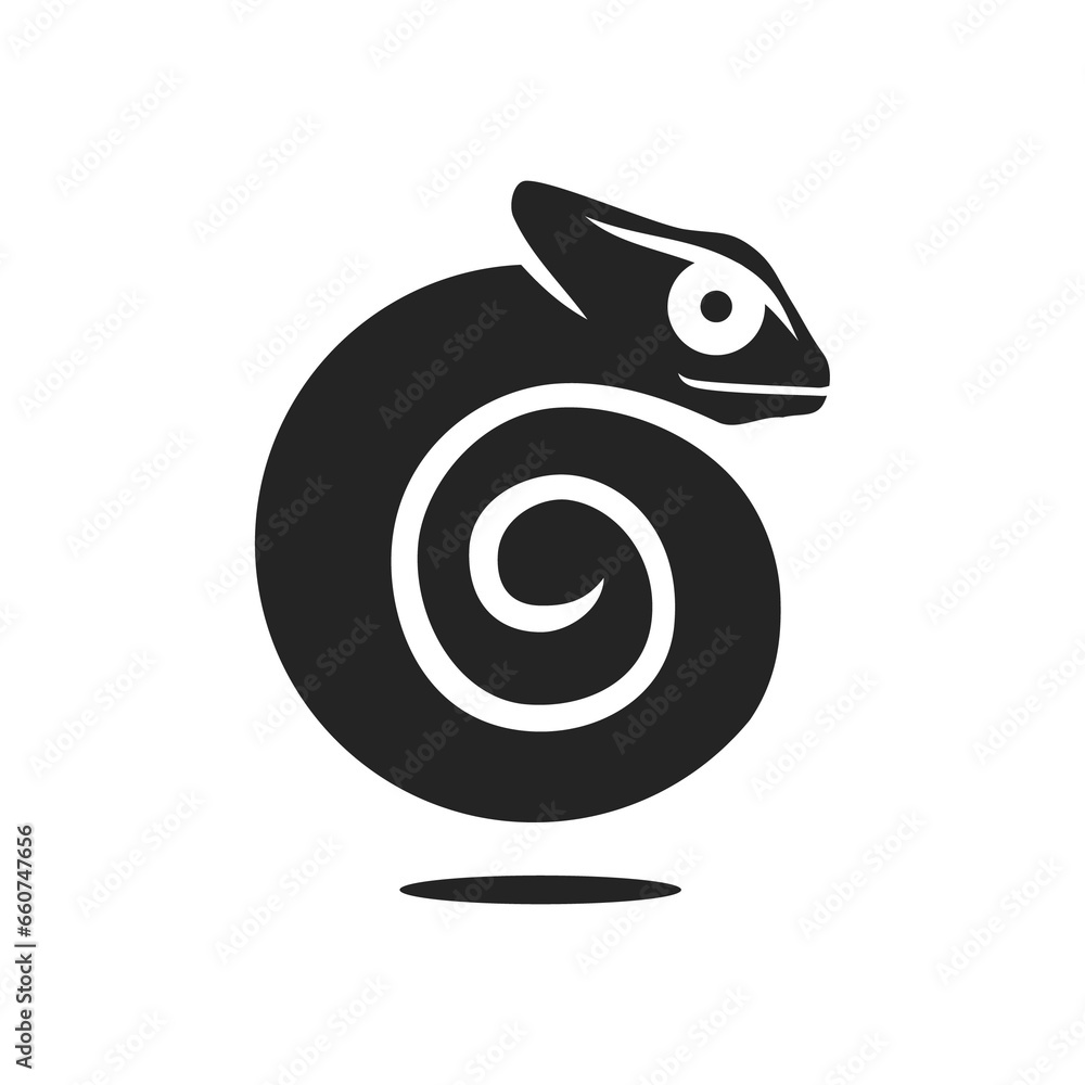 chameleon logo template Isolated. Brand Identity. Icon Abstract Vector graphic chameleon logo template Isolated. Brand Identity. Icon Abstract Vector graphic