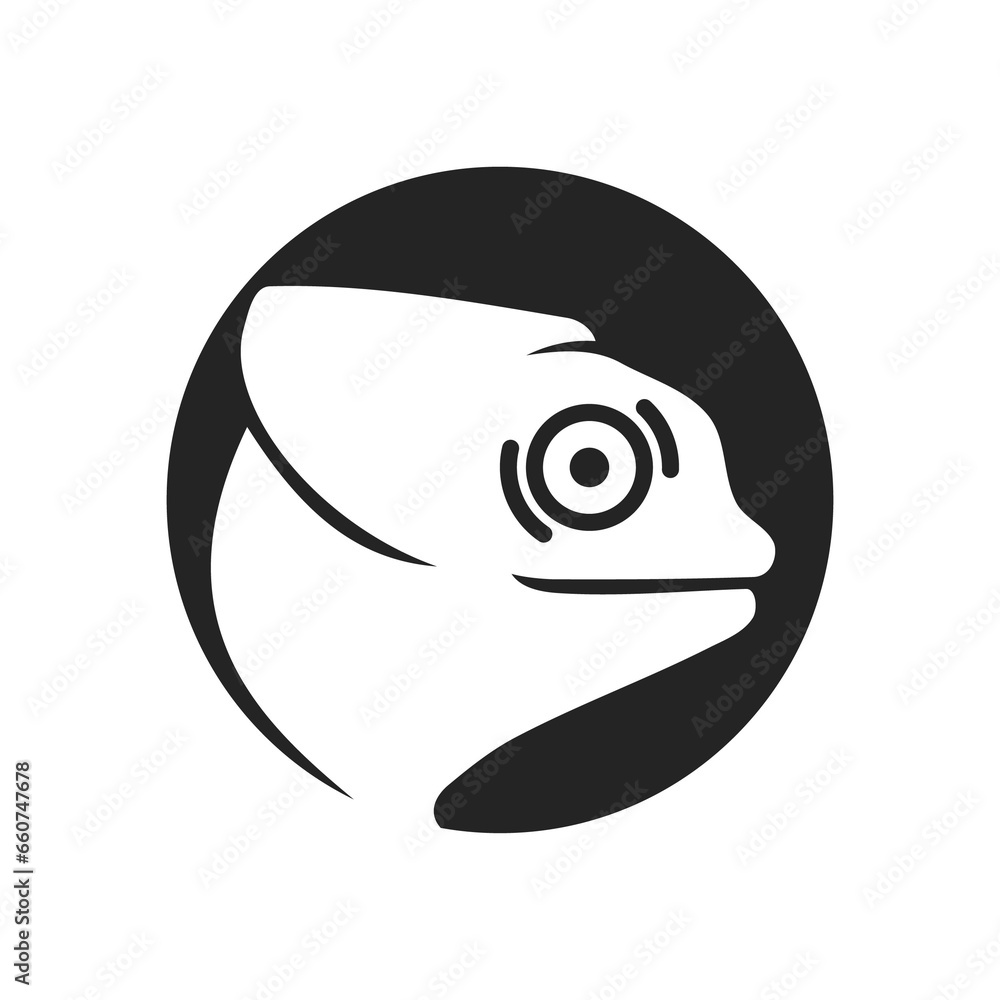 chameleon logo template Isolated. Brand Identity. Icon Abstract Vector graphic chameleon logo template Isolated. Brand Identity. Icon Abstract Vector graphic
