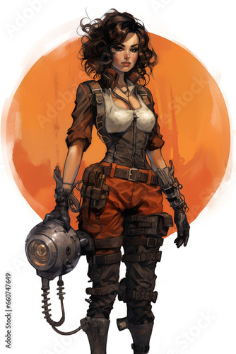 Guardian of the Gears: Mysterious Voyager in a Steampunk Odyssey