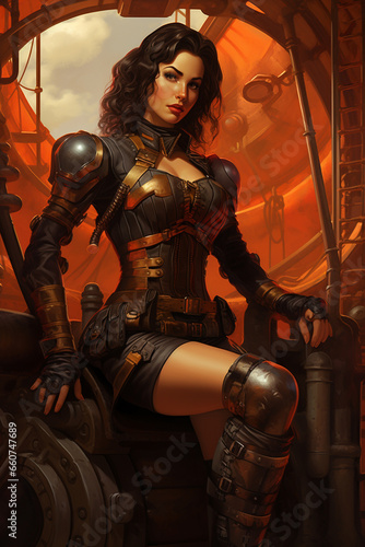 Guardian of the Gears: Mysterious Voyager in a Steampunk Odyssey