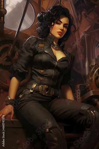 Guardian of the Gears: Mysterious Voyager in a Steampunk Odyssey