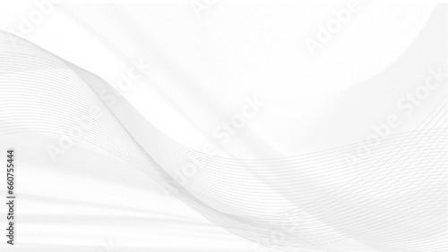 abstract white clean background, modern style design, wave elements for business
