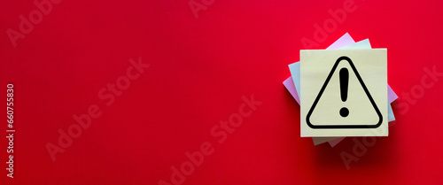 Fotografie Attention,Danger,Sign,caution mark concept