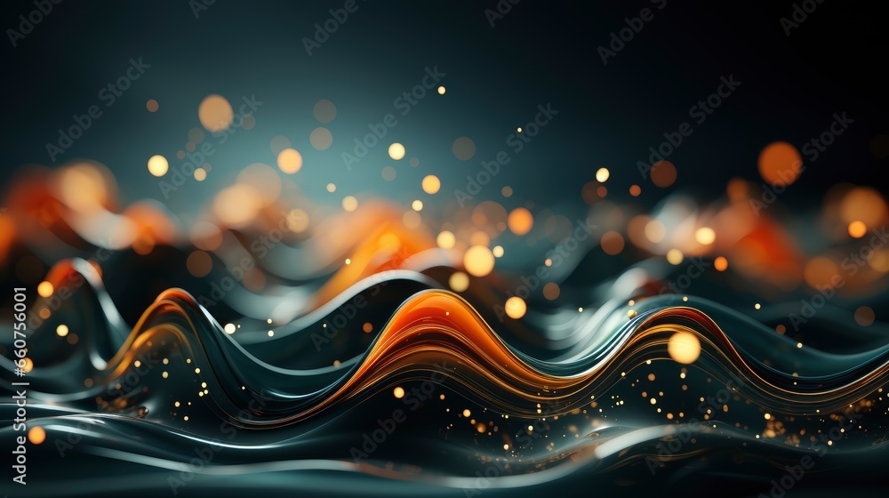 Abstract background with wavy shapes dots, HD, Background Wallpaper, Desktop Wallpaper