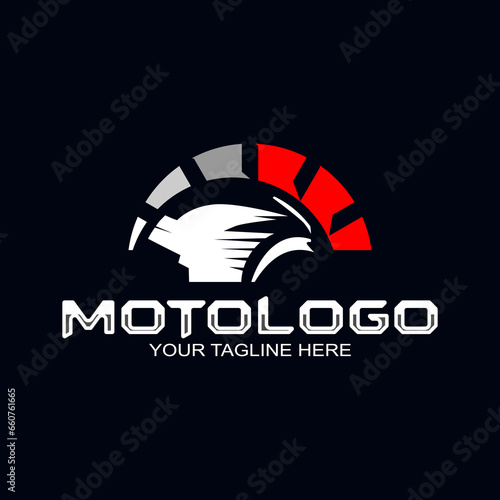 Motorsport Logo Design Template. Vector Logo Design.