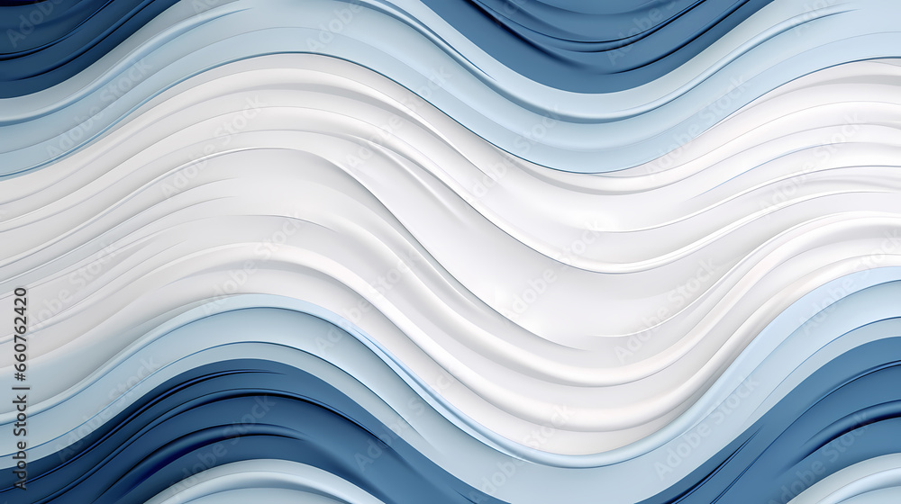 Fototapeta premium abstract white blue wave background