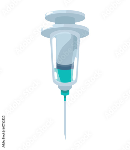medical vaccine syringe