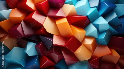 Background gradient colorful geometric shapes , HD, Background Wallpaper, Desktop Wallpaper