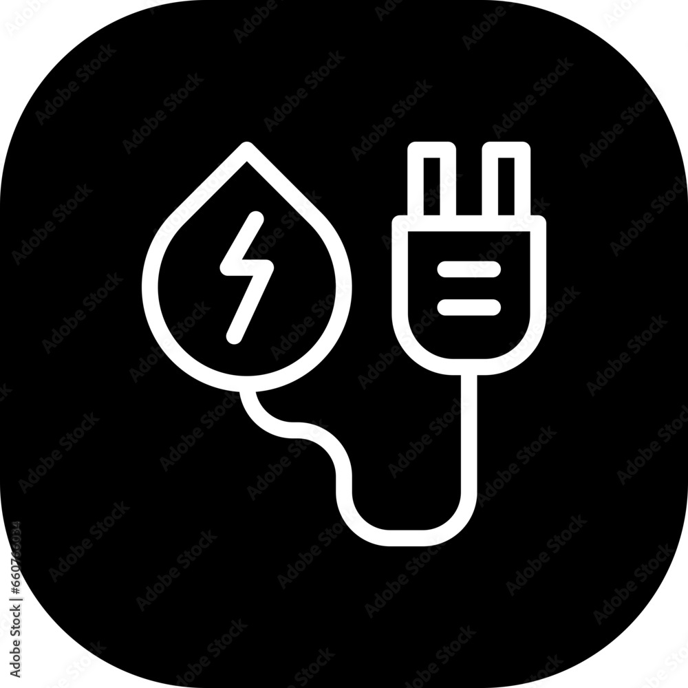Water energy green city icon with black filled line outline style. water, energy, environment, ecology, nature, renewable, plant. Vector Illustration Water energy green city icon with black filled line outline style. water, energy, environment, ecology, nature, renewable, plant. Vector Illustration